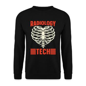 Radiologie Rad Techs Technicien en radiologie Cadeau de technicien en radiologie - Sweat-shirt Unisexe - noir - Devant - Alina (178cm) & Michal (187cm)