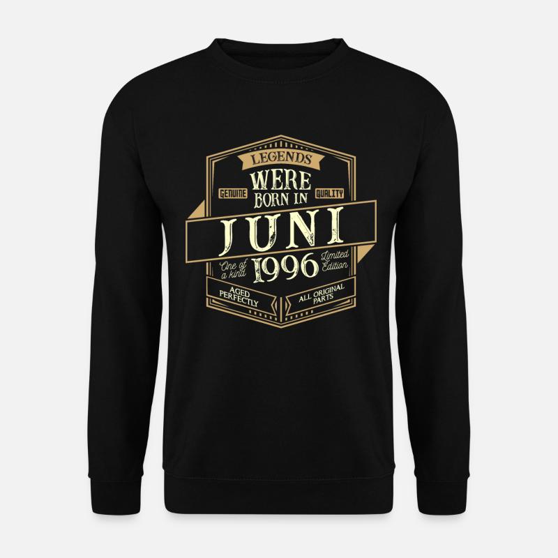 June 1996 Birthday Man - Unisex Sweatshirt - black