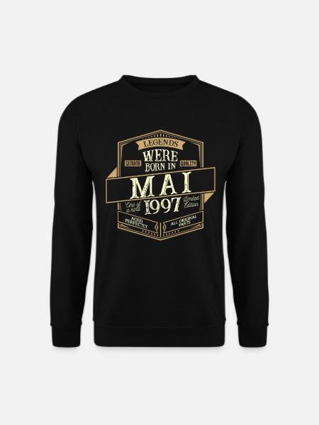 May 1997 Birthday Man - Unisex Sweatshirt - black