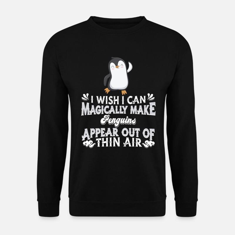 Penguin - Unisex Sweatshirt - black