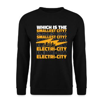 Électricien Ingénieur électricien Technicien en électronique - Sweat-shirt Unisexe - noir - Devant - Alina (178cm) & Michal (187cm)