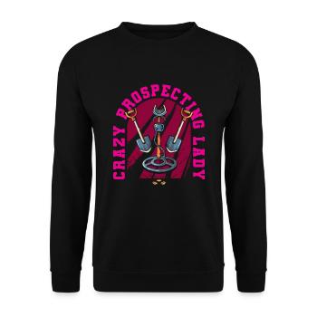 Prospecteur - Sweat-shirt Unisexe - noir - Devant - Alina (178cm) & Michal (187cm)
