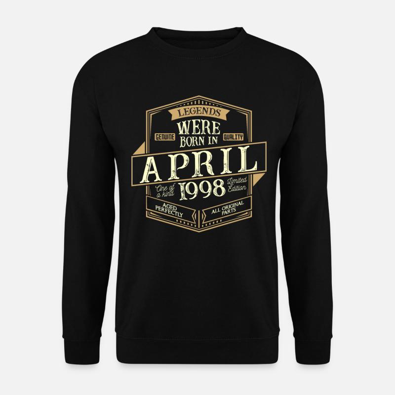 April 1998 Birthday Man - Unisex Sweatshirt - black