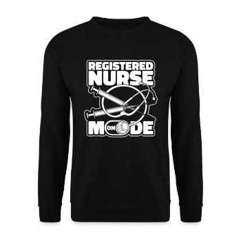 Infirmier - Sweat-shirt Unisexe - noir - Devant - Alina (178cm) & Michal (187cm)