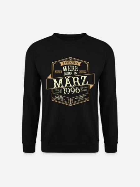 Mars 1996 Anniversaire Homme - Sweat-shirt Unisexe - noir