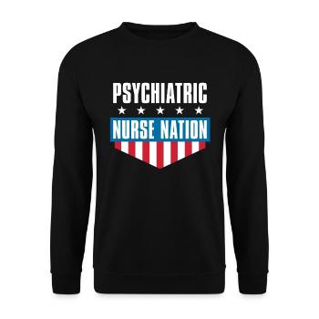Infirmier - Sweat-shirt Unisexe - noir - Devant - Alina (178cm) & Michal (187cm)
