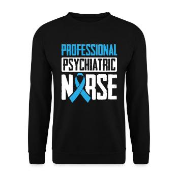 Infirmier - Sweat-shirt Unisexe - noir - Devant - Alina (178cm) & Michal (187cm)