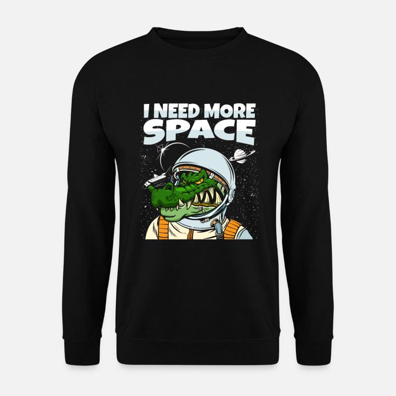 Krokodil Alligator - Unisex Pullover - Schwarz
