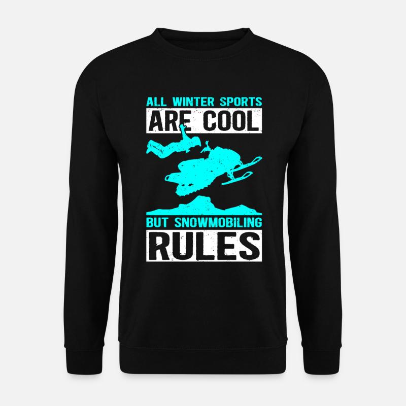 Snowmobile Snowmobile Gift - Unisex Sweatshirt - black