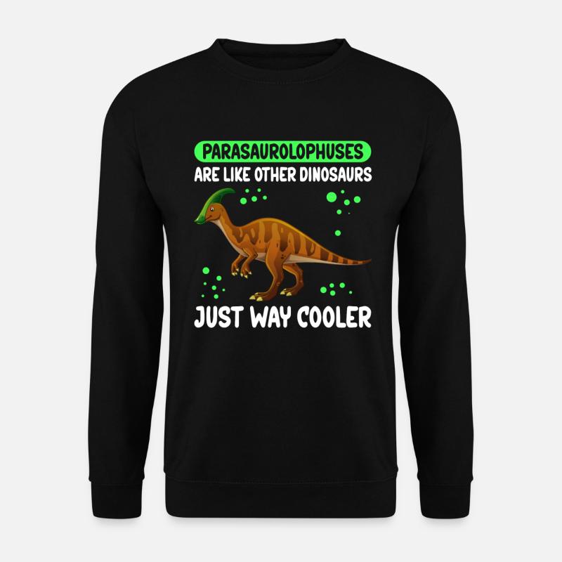 Parasaurolophus Dinosaurier | Dinos Geschenk - Unisex Pullover - Schwarz