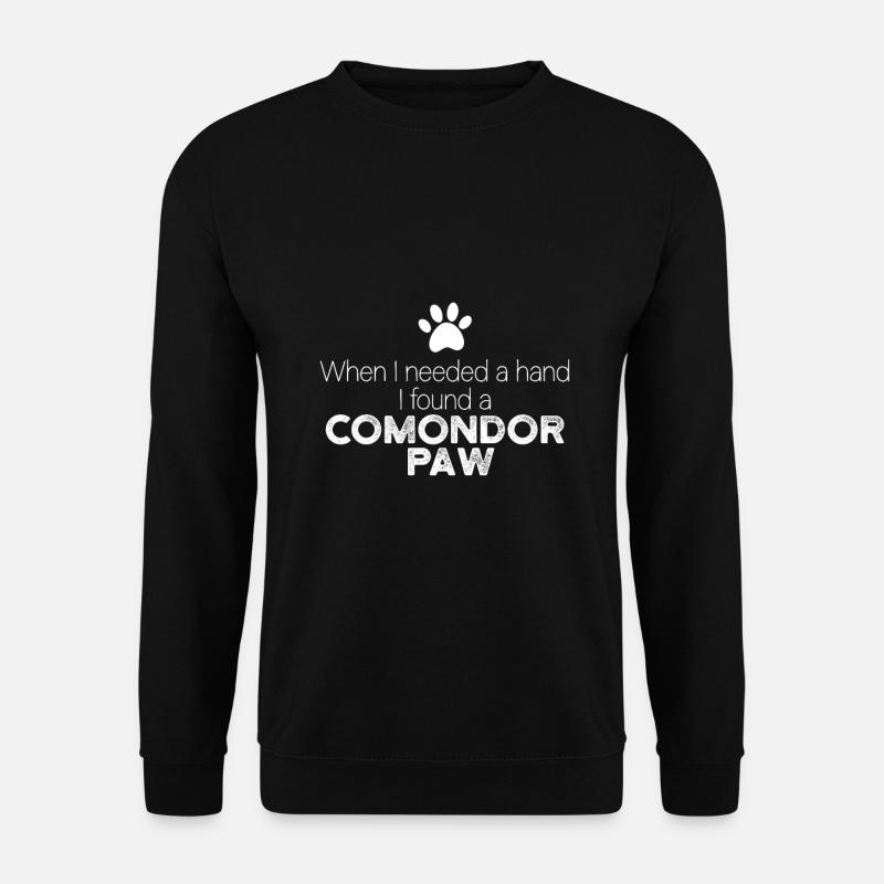 Hand Komondor Paw - Unisex Sweatshirt - black