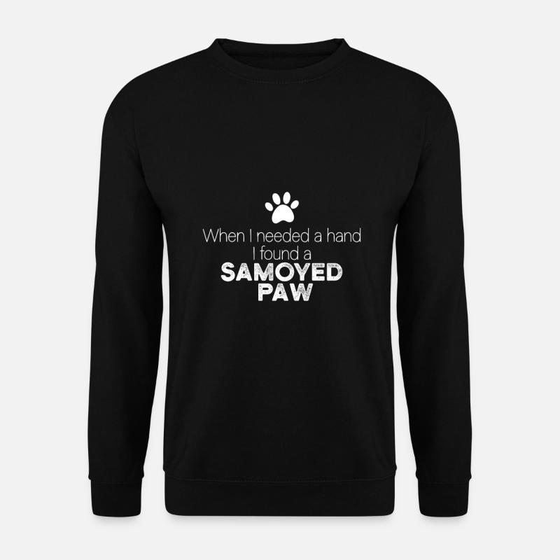 Hand Samoyed Paw - Unisex Sweatshirt - black