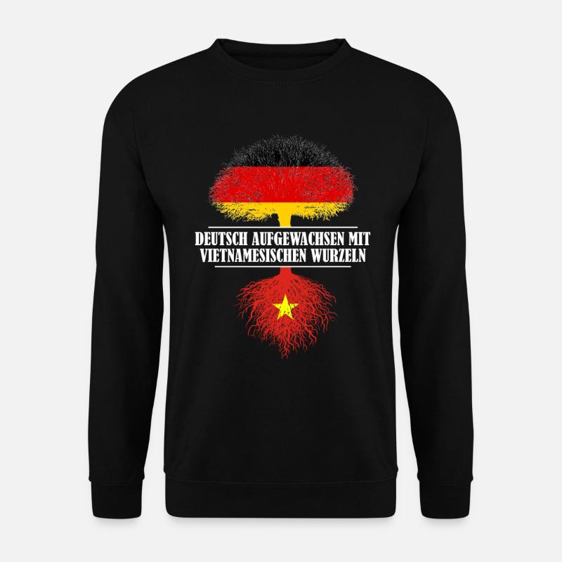 Deutsch mit vietnamesischen Wurzeln - Unisex Pullover - Schwarz