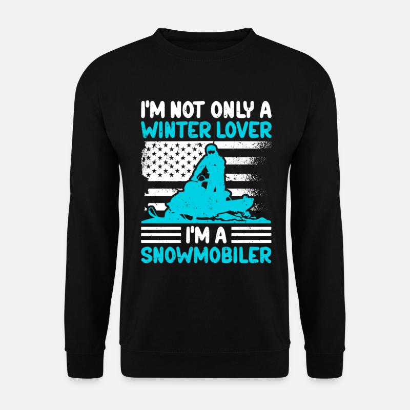 Snowmobile Snowmobiler Snowmobile Gift - Unisex Sweatshirt - black