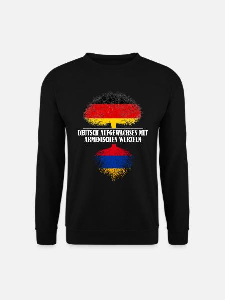 Deutsch mit armenischen Wurzeln - Unisex Pullover - Schwarz