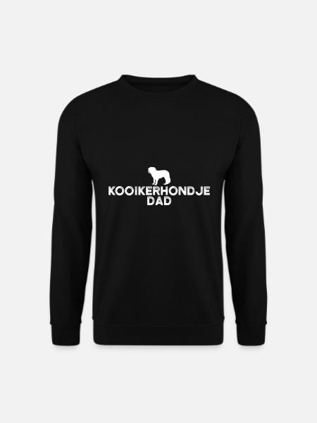 Kooikerhondje Papa - Unisex Pullover - Schwarz