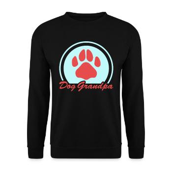 Chiens Grand-père Propriétaire De chien Cadeau - Sweat-shirt Unisexe - noir - Devant - Alina (178cm) & Michal (187cm)