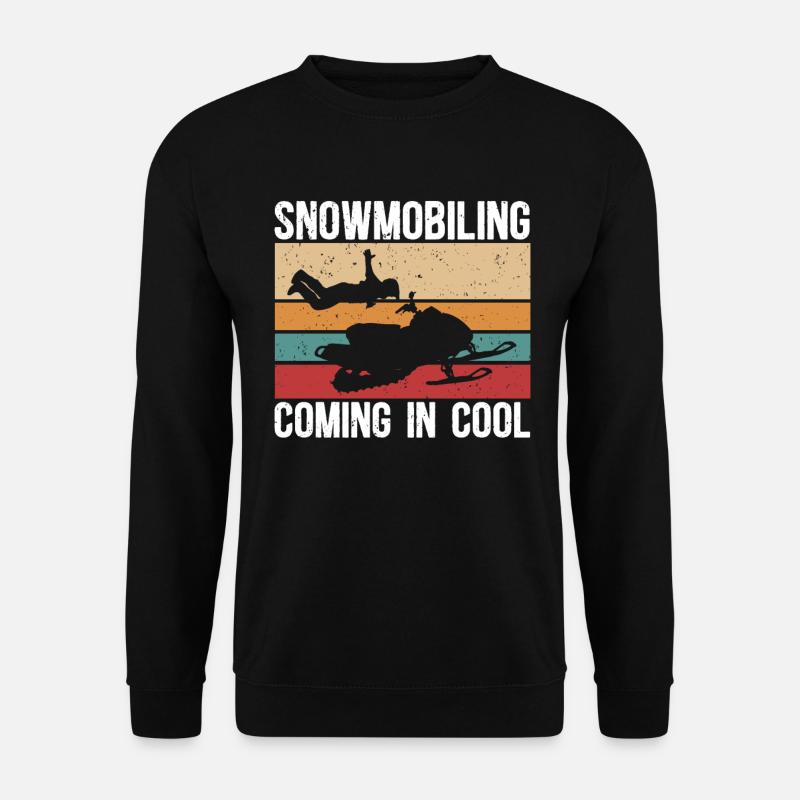 Snowmobile Snowmobile Gift - Unisex Sweatshirt - black