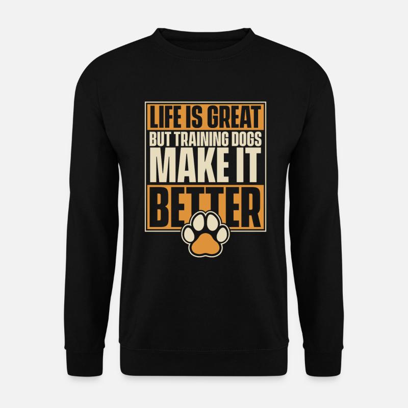 Hundetrainer Hundetrainer - Unisex Pullover - Schwarz