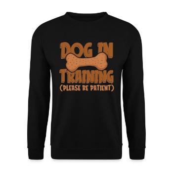 Hundetrainer Hundetrainer - Unisex Pullover - Schwarz - Vorne - Alina (178cm) & Michal (187cm)
