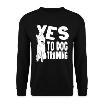 Dresseur de chiens Dresseur de chiens - Sweat-shirt Unisexe - noir - Devant - Alina (178cm) & Michal (187cm)
