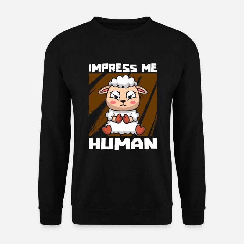 Sheep Funny Lamb - Unisex Sweatshirt - black