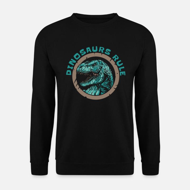 Dinosaurier Erwachsener Dinosaurier - Unisex Pullover - Schwarz