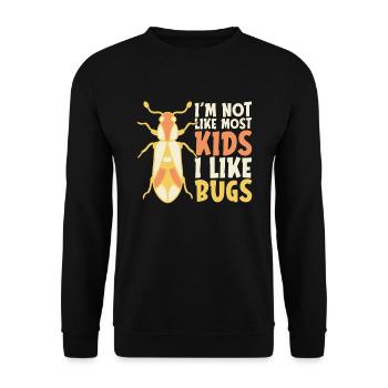 Biology Biologist Children Biology - Unisex Sweatshirt - black - Front - Alina (178cm) & Michal (187cm)