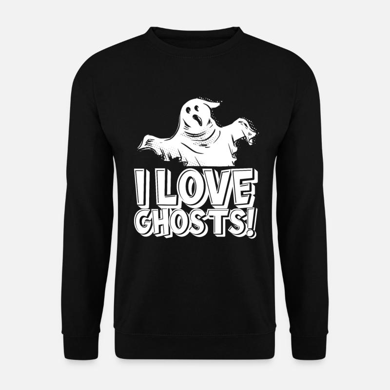 Halloween I Love Ghosts - Unisex Sweatshirt - black