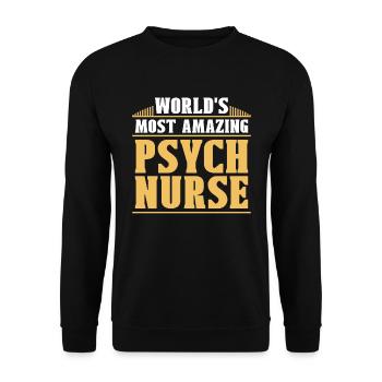 Infirmier - Sweat-shirt Unisexe - noir - Devant - Alina (178cm) & Michal (187cm)