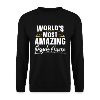 Infirmier - Sweat-shirt Unisexe - noir - Devant - Alina (178cm) & Michal (187cm)