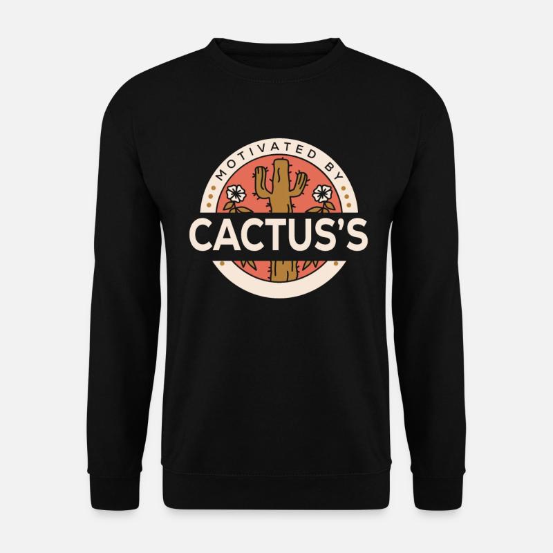 Kaktus Garten Kaktus - Unisex Pullover - Schwarz