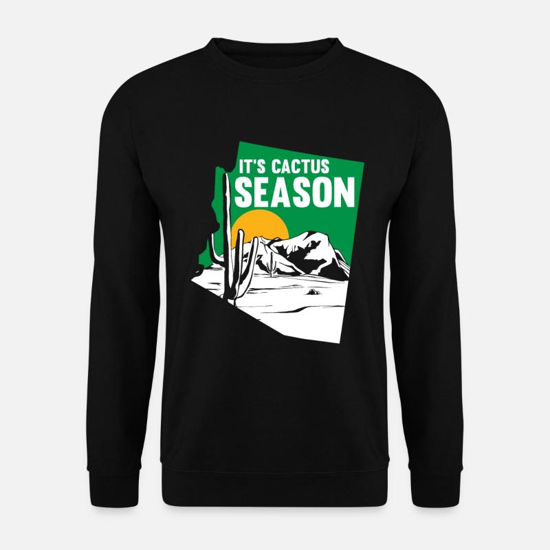 Kaktus Garten Kaktus - Unisex Pullover - Schwarz