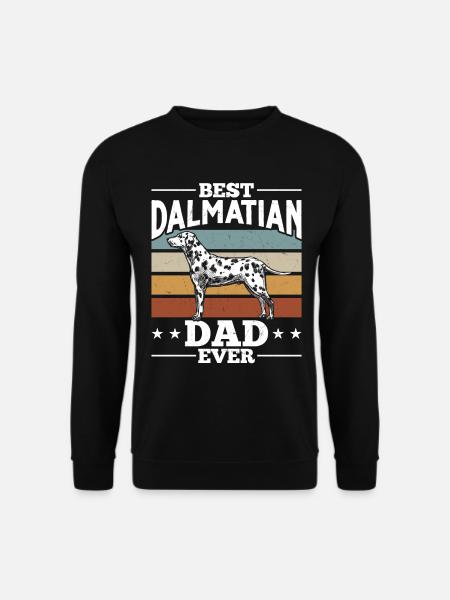 Bester Dalmatiner Papa - Unisex Pullover - Schwarz
