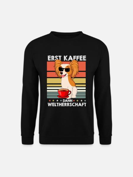 Papillon Sonnenbrille Kaffee - Unisex Pullover - Schwarz