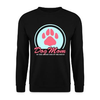 Chiens Maman Propriétaire Chien Maîtresse Cadeau - Sweat-shirt Unisexe - noir - Devant - Alina (178cm) & Michal (187cm)