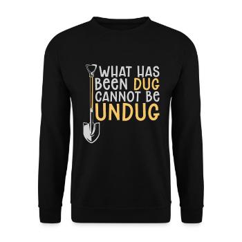 Archéologie Qu’est-ce qui a été Archéologue de fouilles - Sweat-shirt Unisexe - noir - Devant - Alina (178cm) & Michal (187cm)