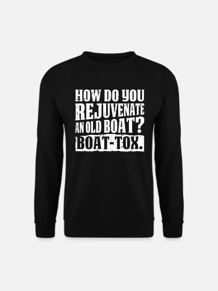 Sailing Sailboat Funny - Unisex Sweatshirt - black