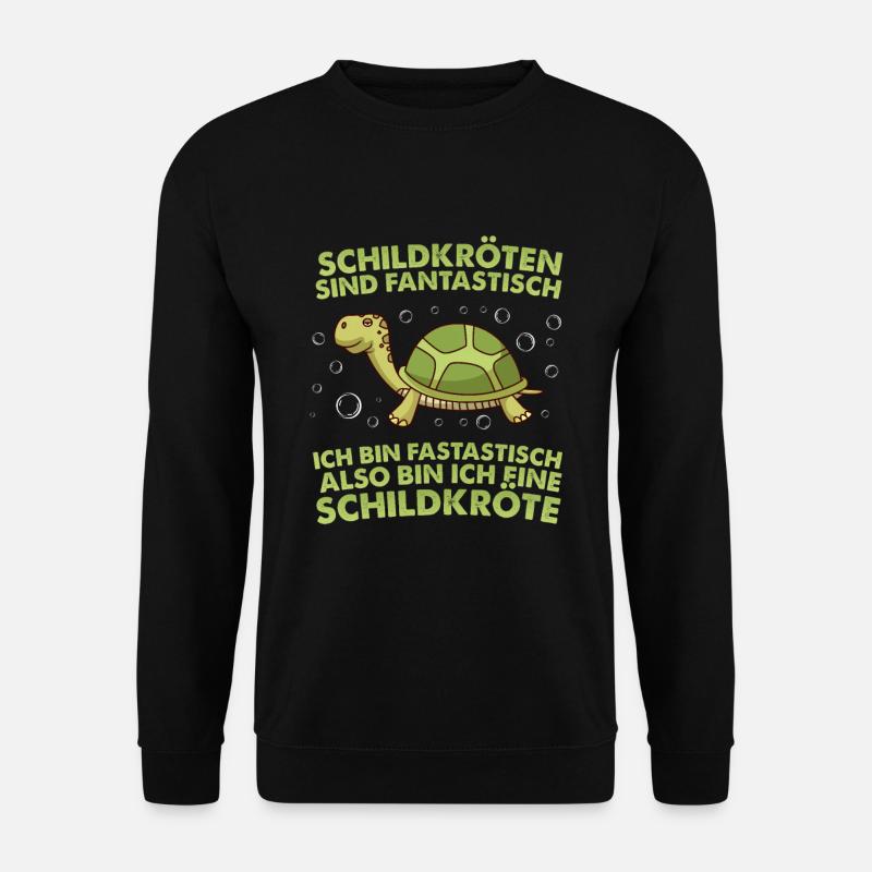 Schildkröten sind fantastisch - Unisex Pullover - Schwarz