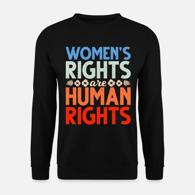 Frauen Menschenrechte Gestärkt Pro-Choice - Unisex Pullover - Schwarz