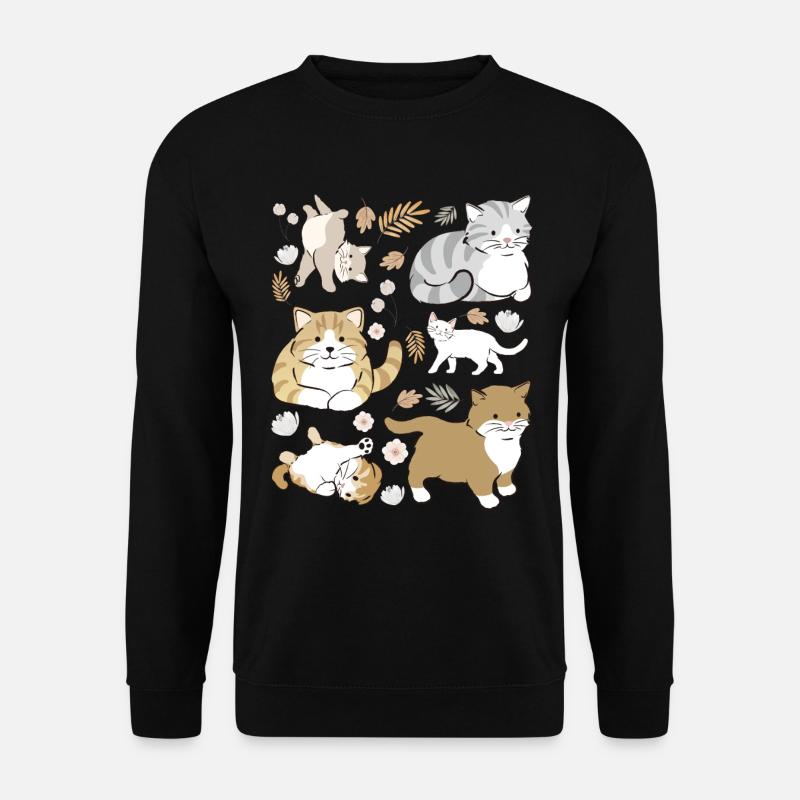 Chatons espiègles mignons - Sweat-shirt Unisexe - noir