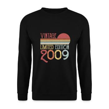2009 Limited Edition - Unisex Sweatshirt - black - Front - Alina (178cm) & Michal (187cm)