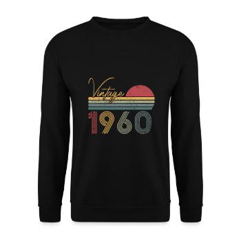 1960 Limited Edition - Unisex Sweatshirt - black - Front - Alina (178cm) & Michal (187cm)