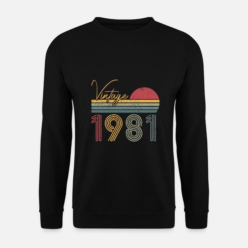 1981 Édition limitée - Sweat-shirt Unisexe - noir