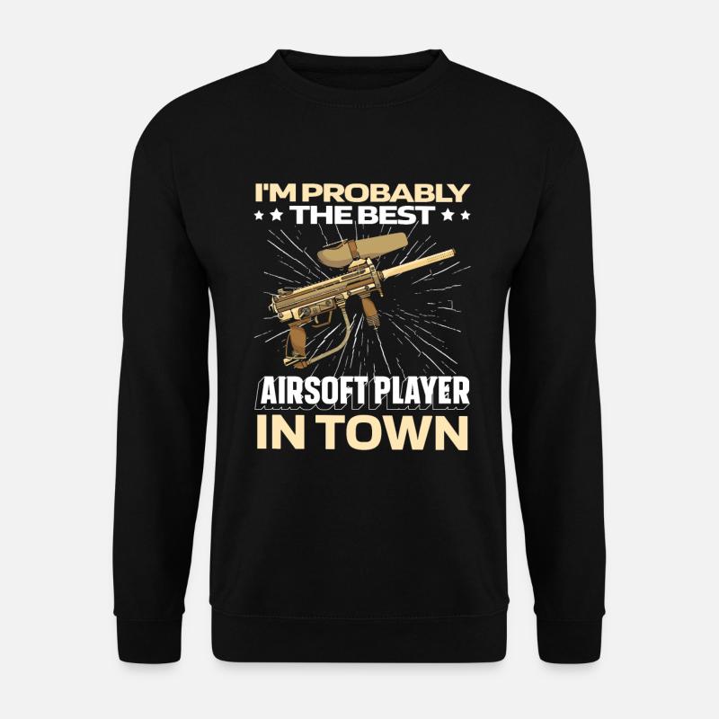 Airsoft Lustig - Unisex Pullover - Schwarz
