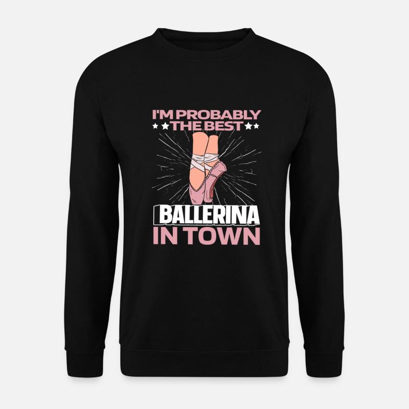 Ballet Balerina Witzig - Unisex Sweatshirt - black