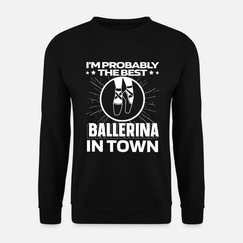 Ballet Balerina Witzig - Unisex Sweatshirt - black
