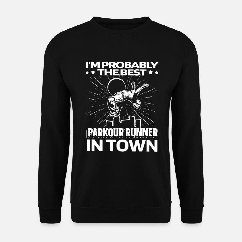 Parkour Funny - Unisex Sweatshirt - black