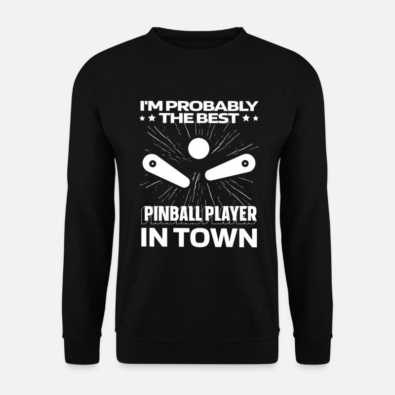 Pinball Lustig - Unisex Pullover - Schwarz