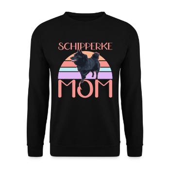 Schipperke Maman Propriétaire de Chien Propriétaire Chien Cadeau - Sweat-shirt Unisexe - noir - Devant - Alina (178cm) & Michal (187cm)